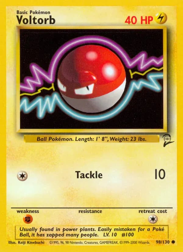 Voltorb 98/130 from Base Set 2