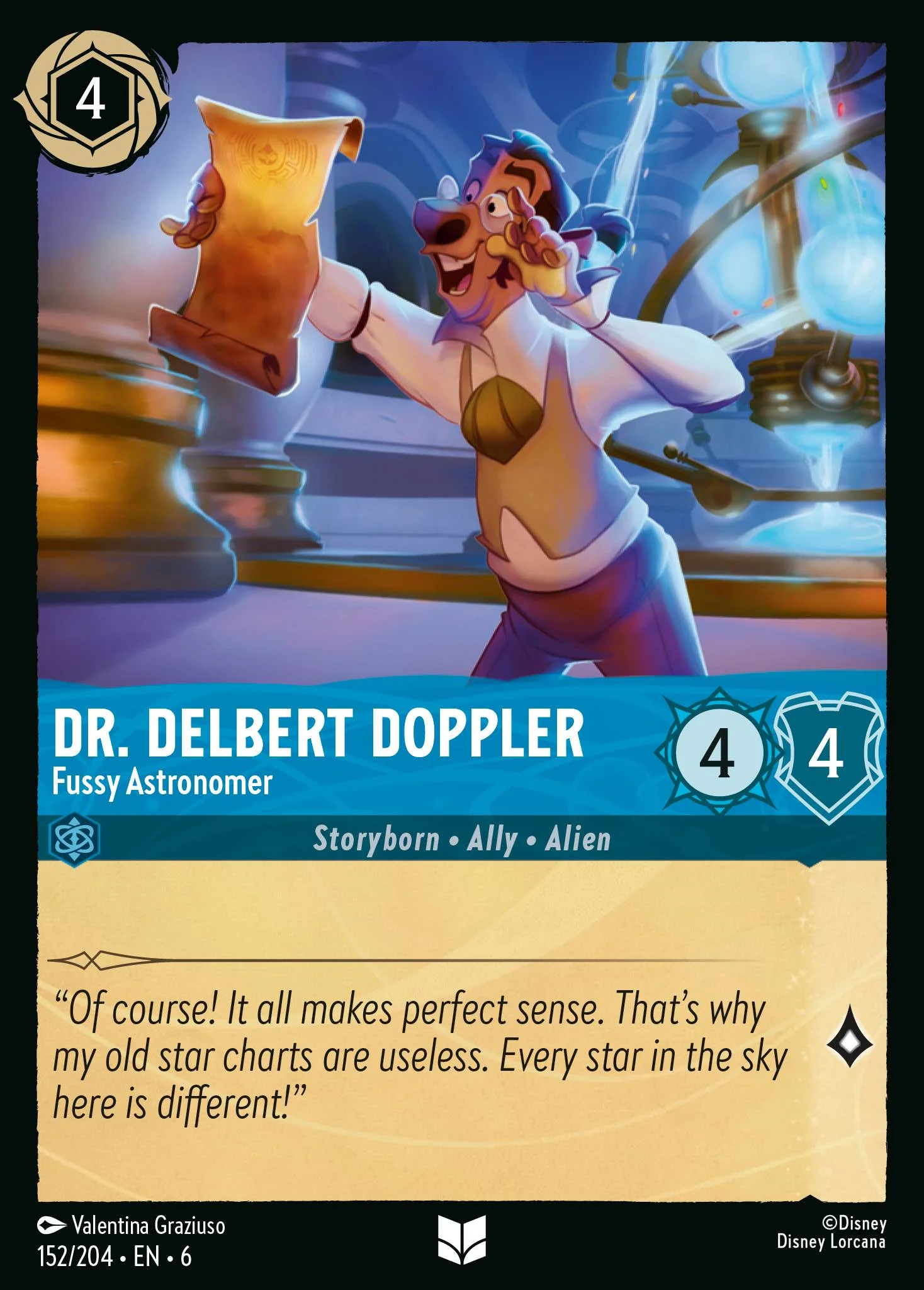 Dr. Delbert Doppler - Fussy Astronomer 152/204 from Azurite Sea
