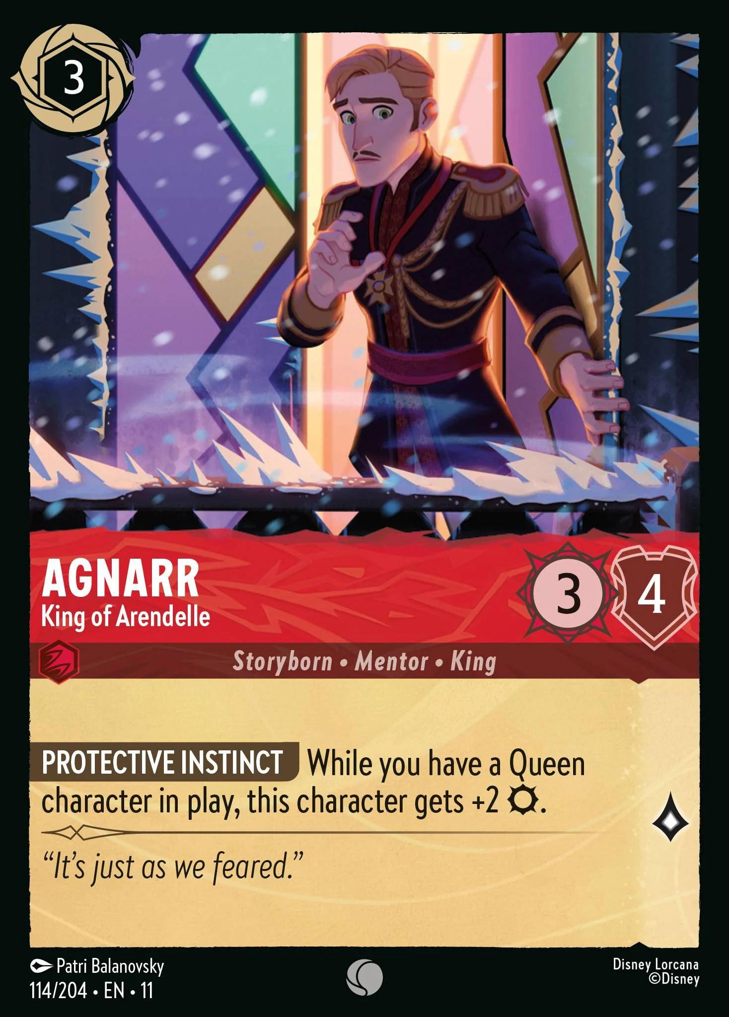 Agnarr - King of Arendelle 114/204 from Winterspell