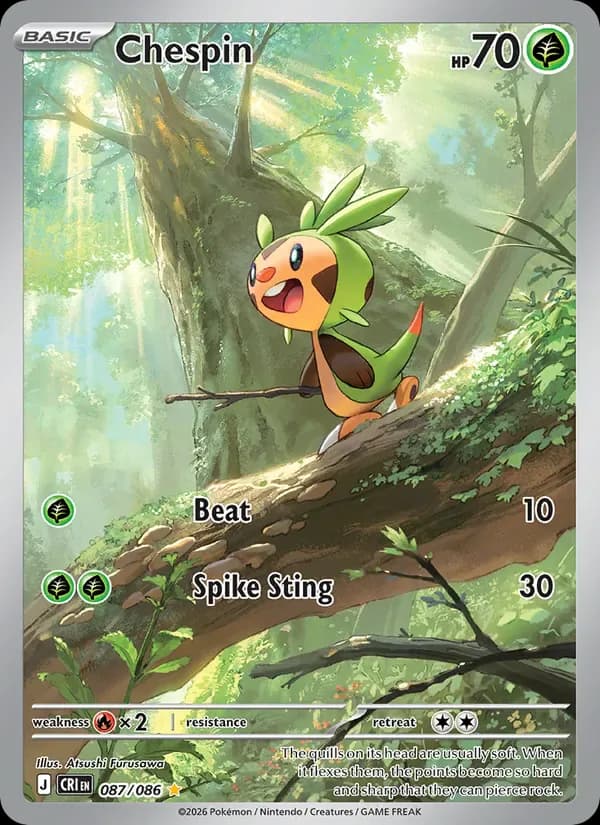 Chespin 087/86 from Chaos Rising
