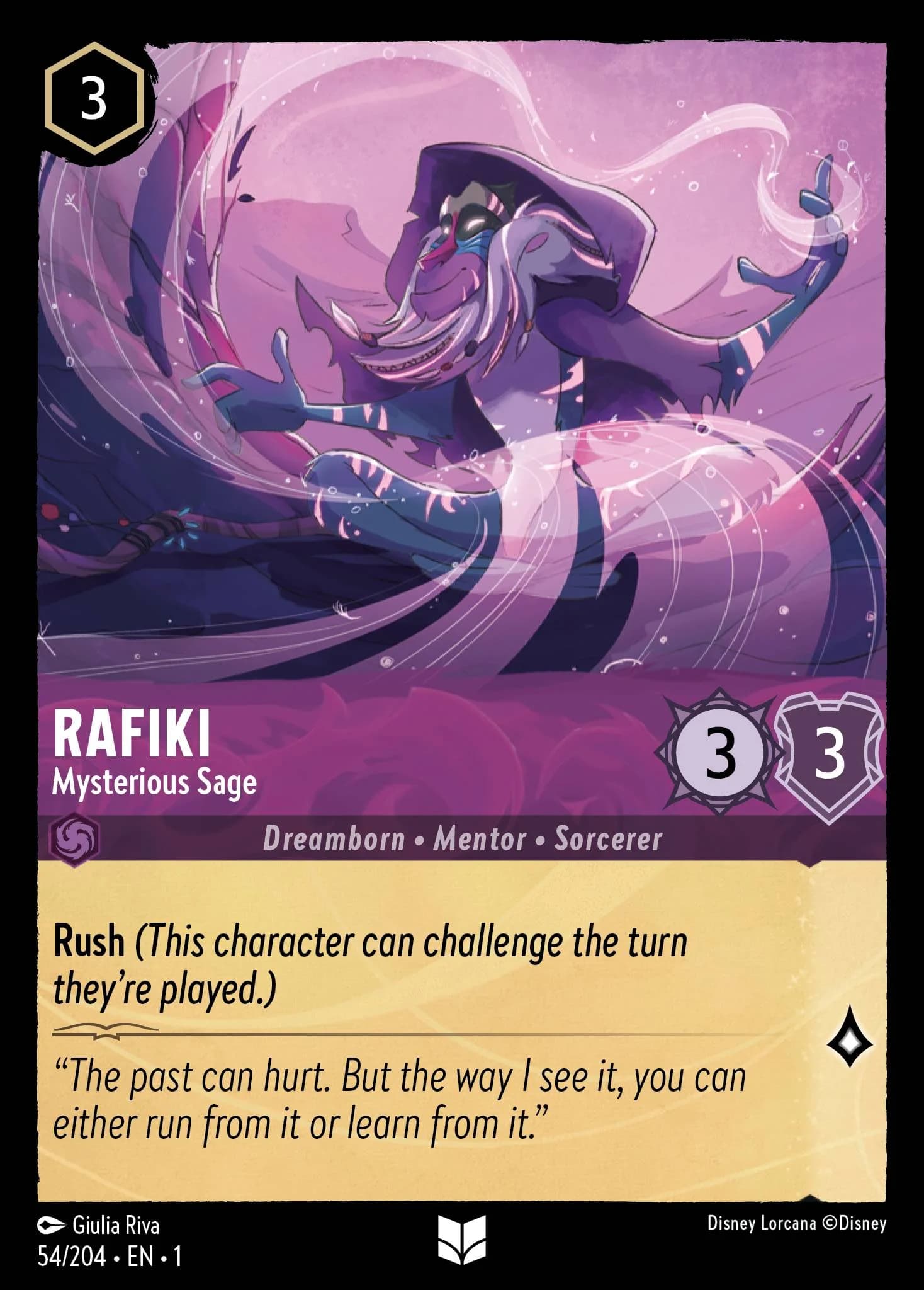 Rafiki - Mysterious Sage 54/204 from The First Chapter