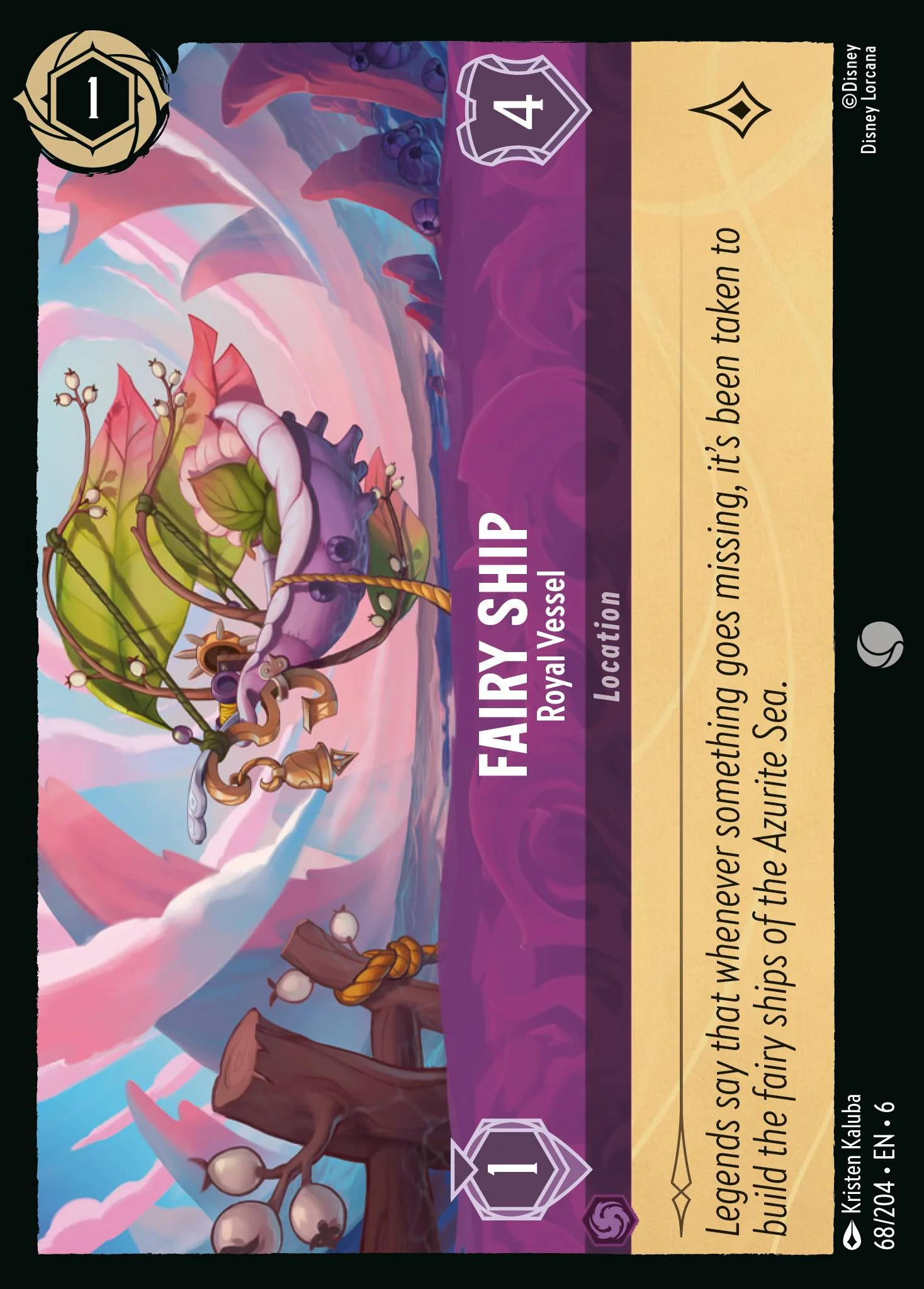 Fairy Ship - Royal Vessel 68/204 from Azurite Sea