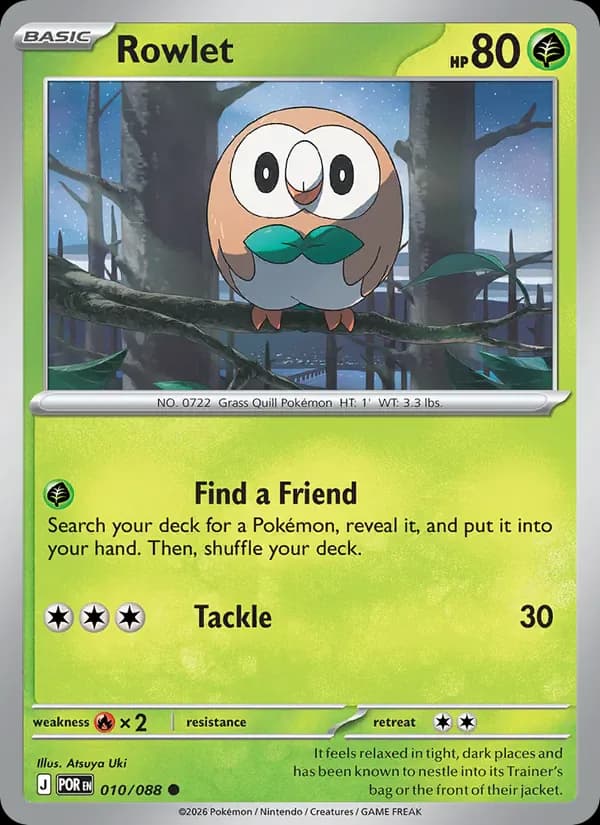 Rowlet 010/88 from Perfect Order