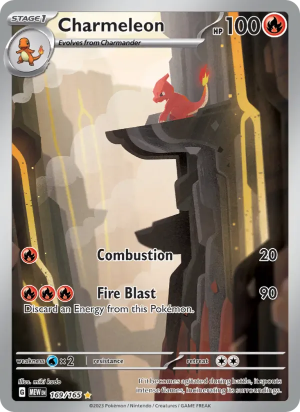 Charmeleon 169/165 from Pokemon 151