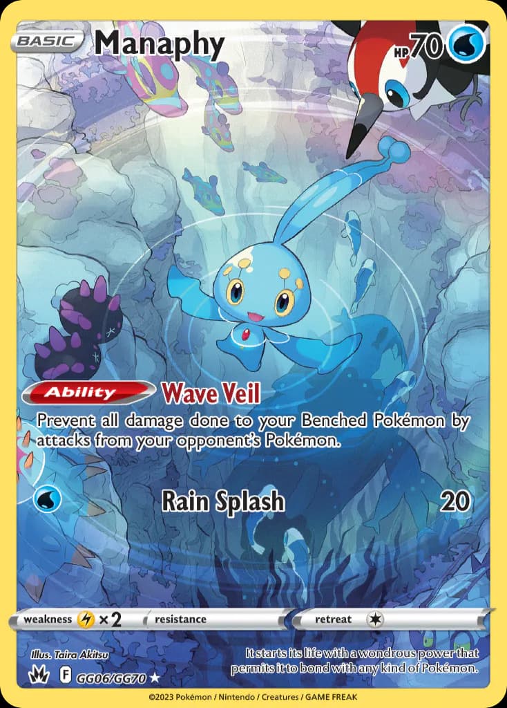 Manaphy GG06/GG70 from Crown Zenith