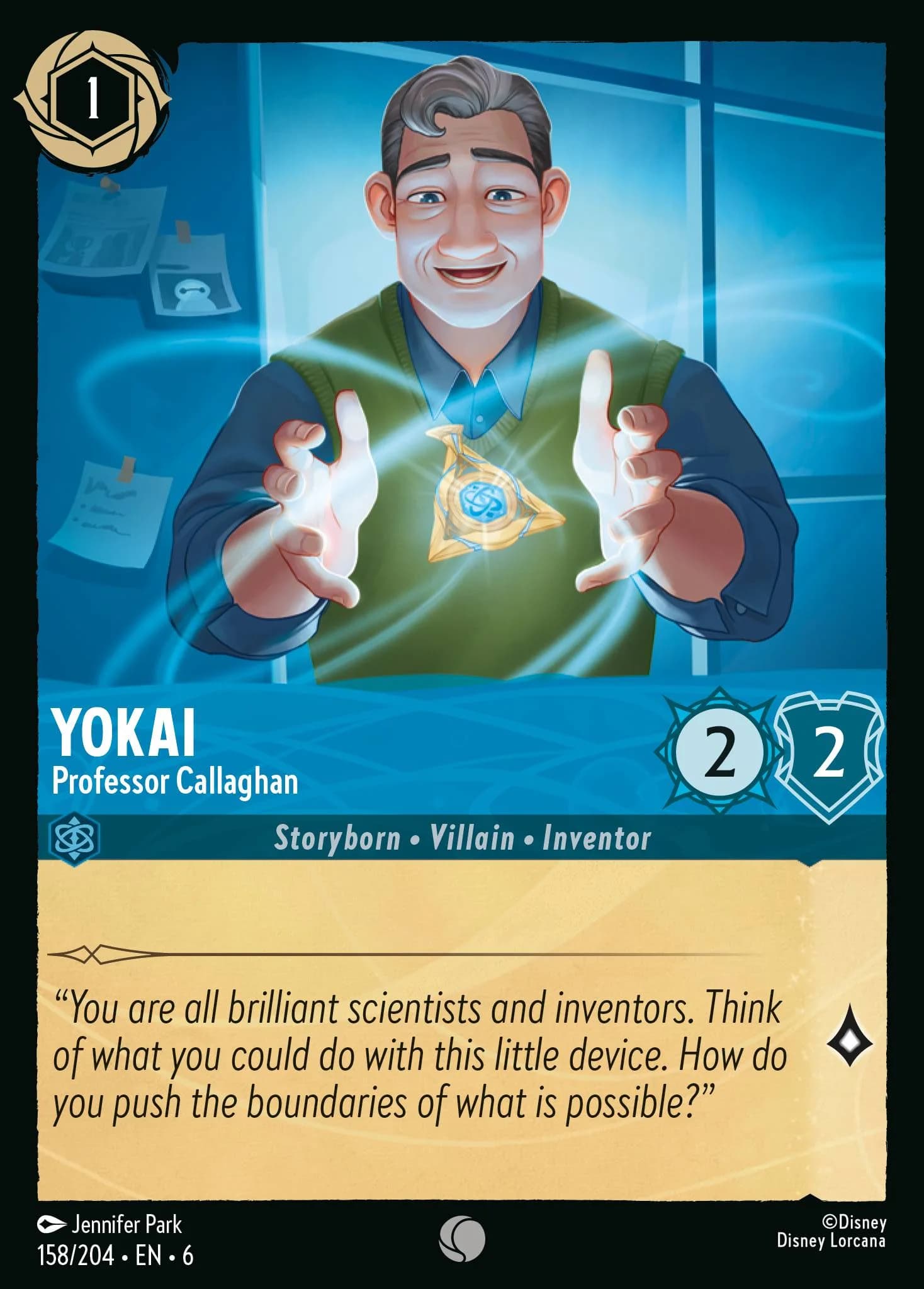 Yokai - Professor Callaghan 158/204 from Azurite Sea