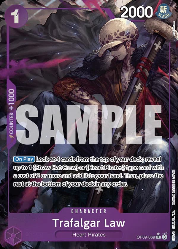 Trafalgar Law OP09-069 Official alternate printing 1