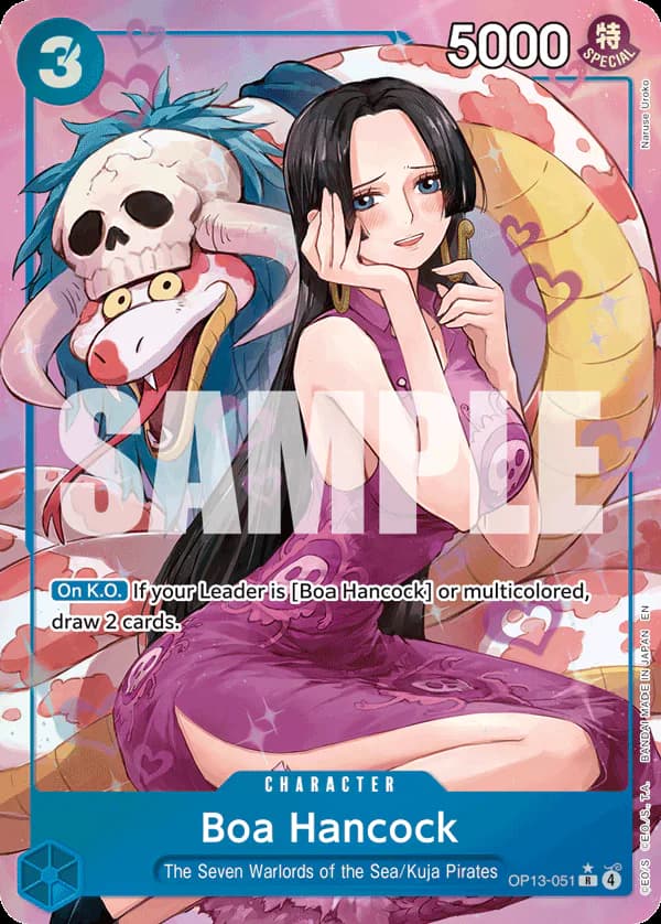 Boa Hancock OP13-051 Official alternate printing 1