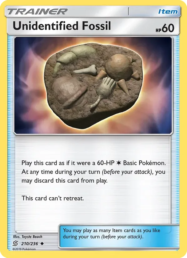 Unidentified Fossil 210/236 from Unified Minds