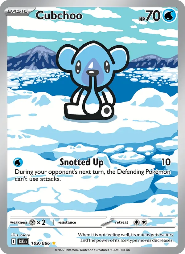 Cubchoo 109/86 from Black Bolt