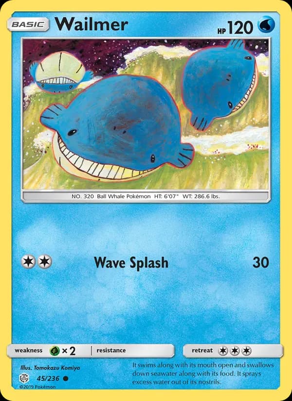 Wailmer 45/236 from Cosmic Eclipse