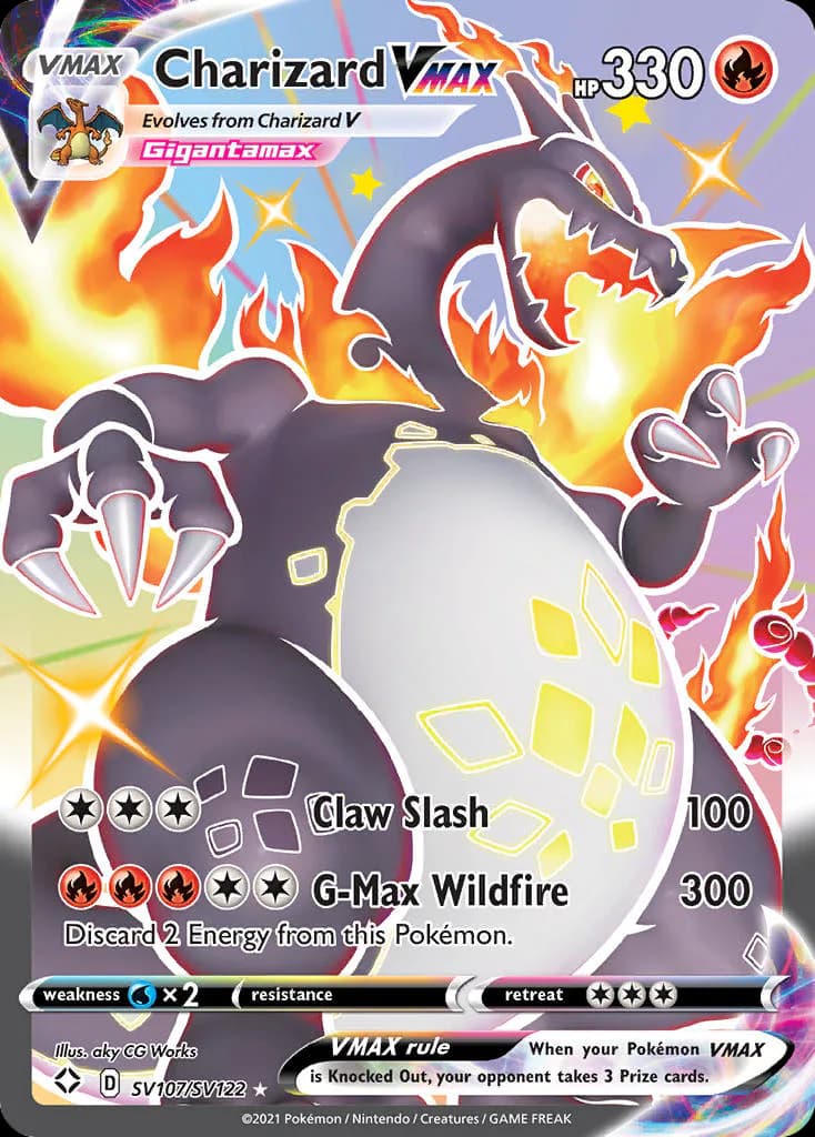 Charizard VMAX SV107/SV122 from Shining Fates