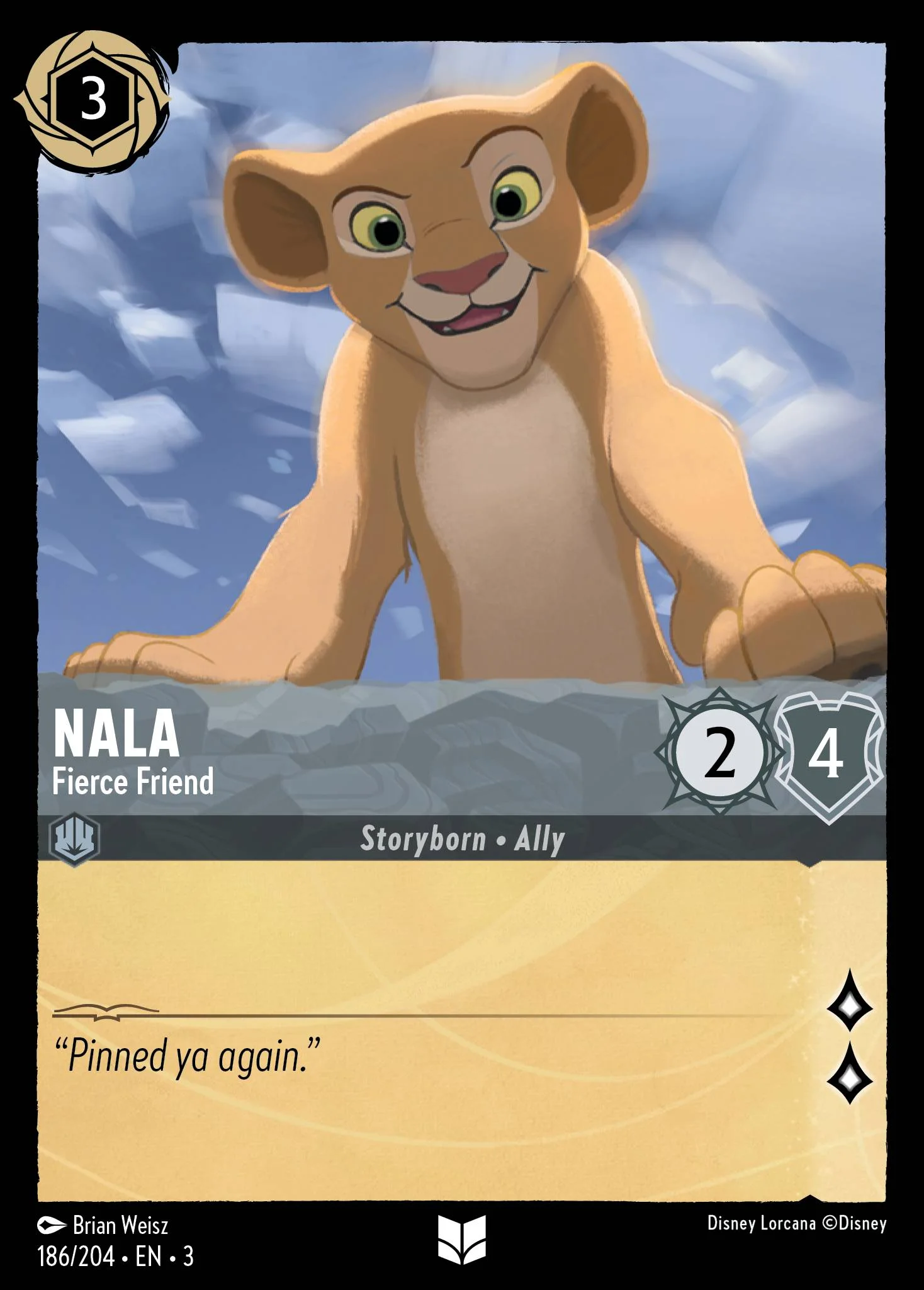 Nala - Fierce Friend 186/204 from Into the Inklands