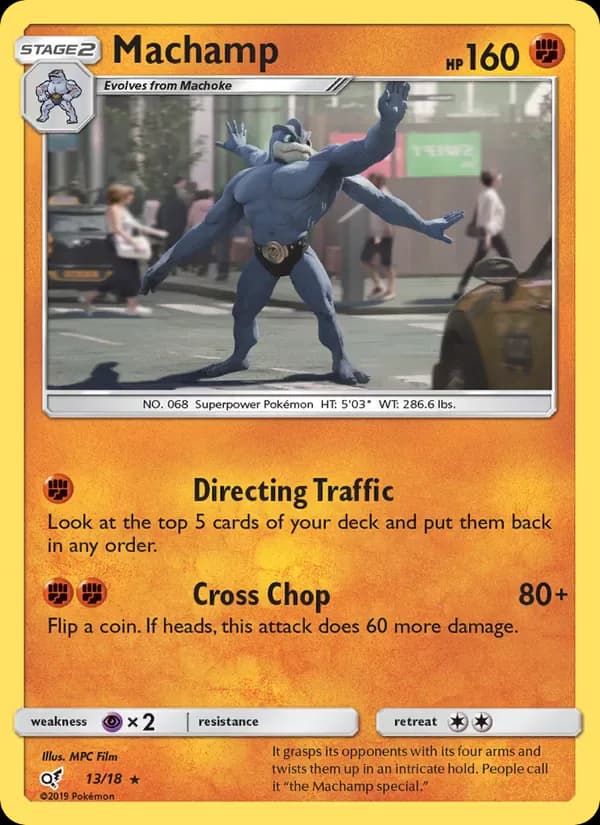 Machamp 13/18 from Detective Pikachu