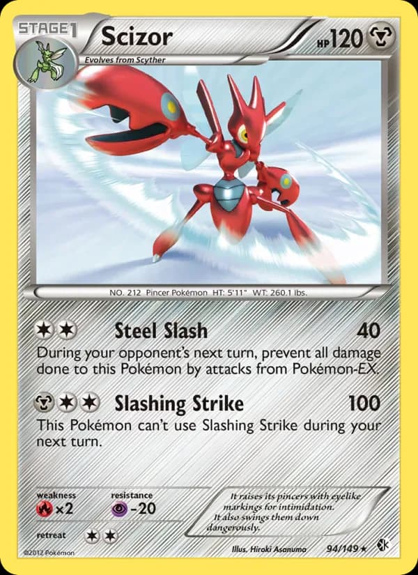 Scizor 94/149 from Boundaries Crossed