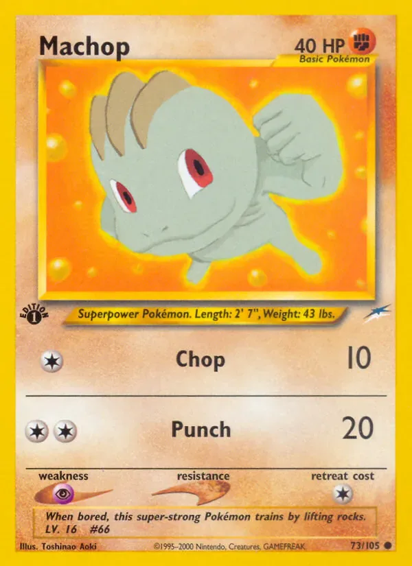 Machop 73/105 from Neo Destiny