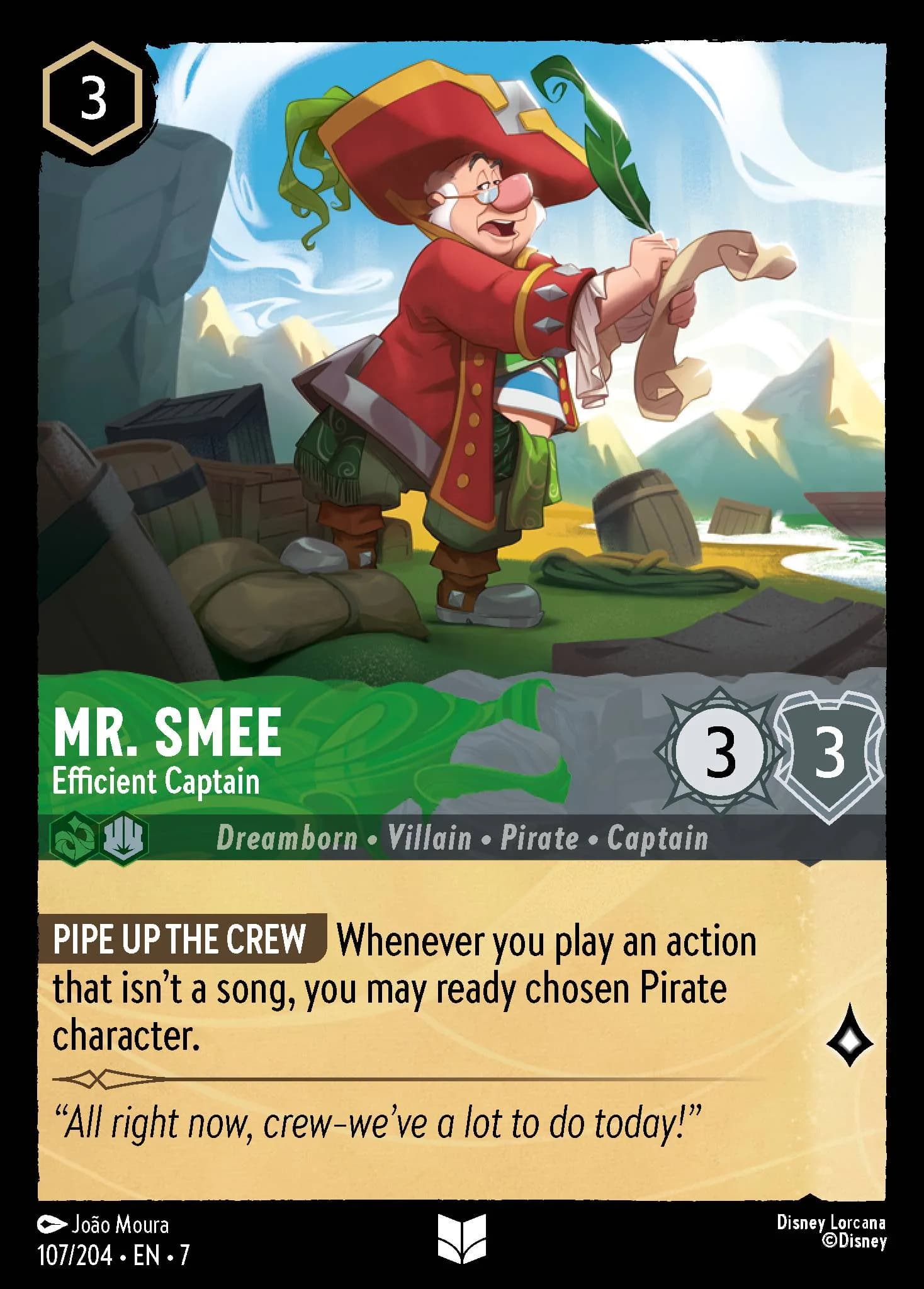 Mr. Smee - Efficient Captain 107/204 from Archazia's Island