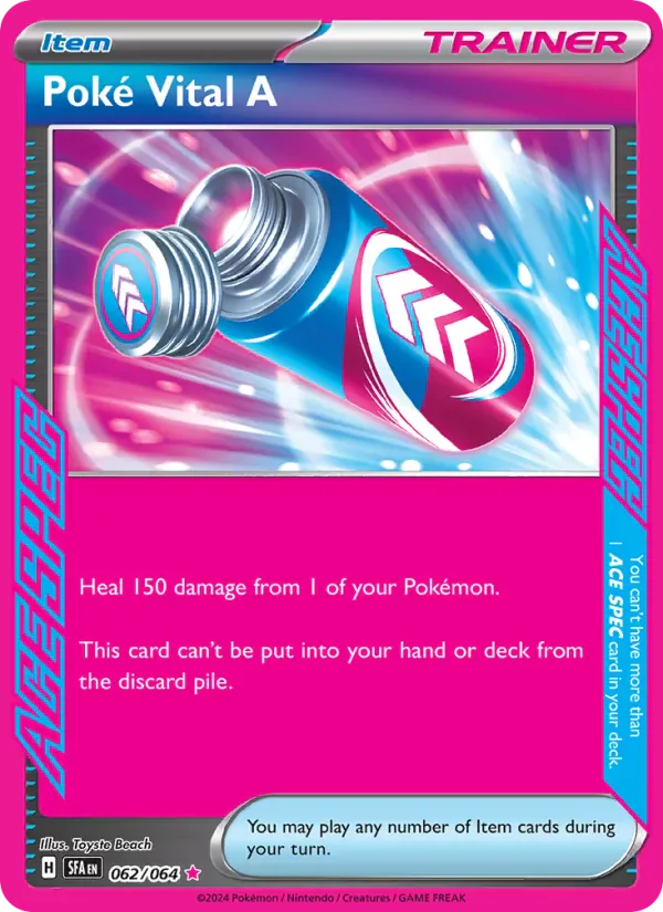 Poké Vital A 062/64 from Shrouded Fable