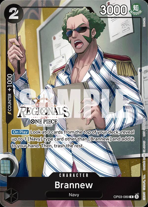 Brannew OP03-089 Official alternate printing 1