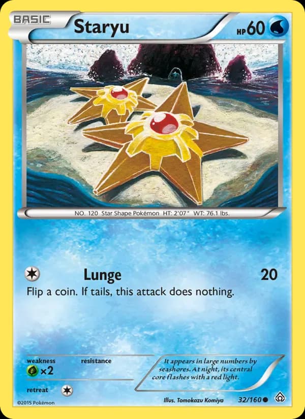 Staryu 32/160 from Primal Clash