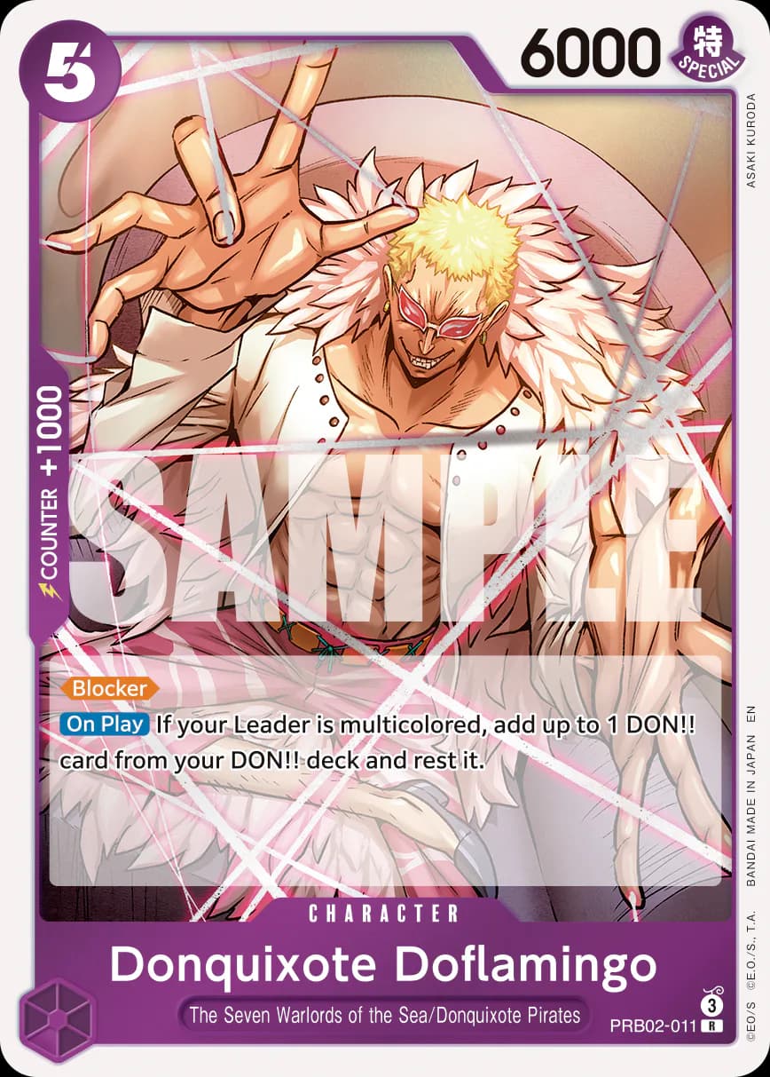 Donquixote Doflamingo PRB02-011 Standard printing