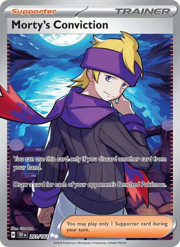 Morty's Conviction 201/162 from Temporal Forces