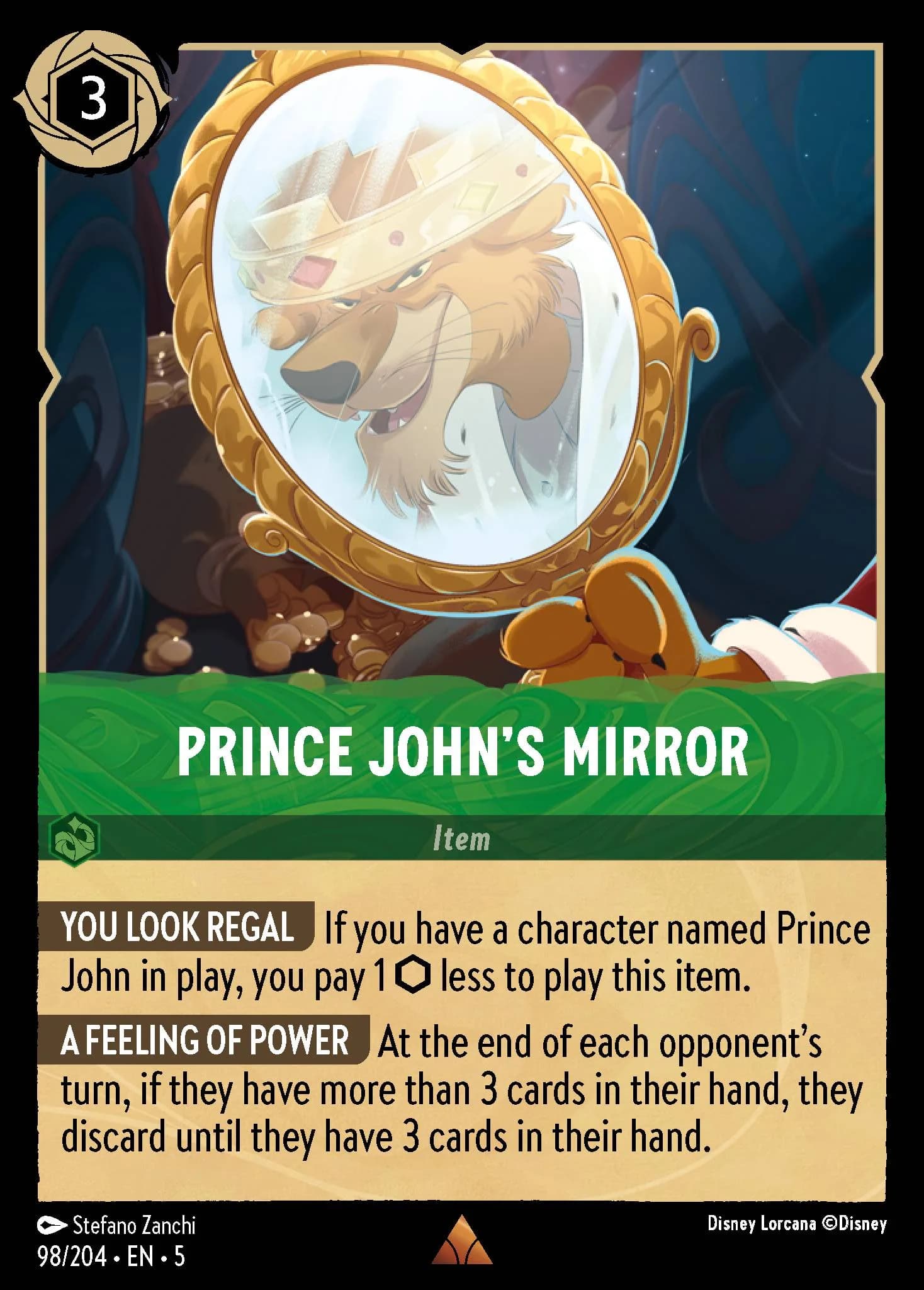 Prince John's Mirror 98/204 from Shimmering Skies