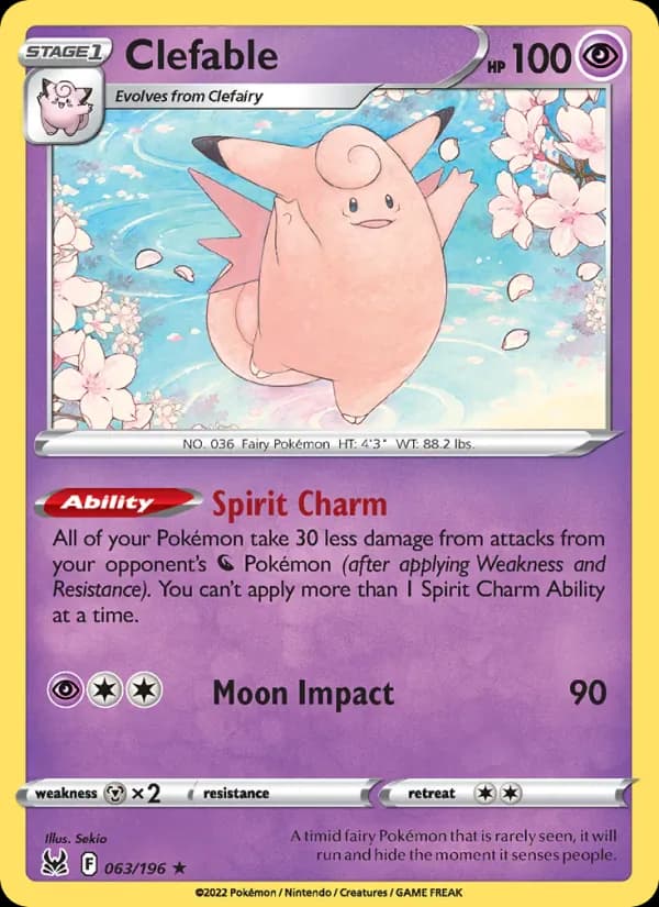 Clefable 063/196 from Lost Origin