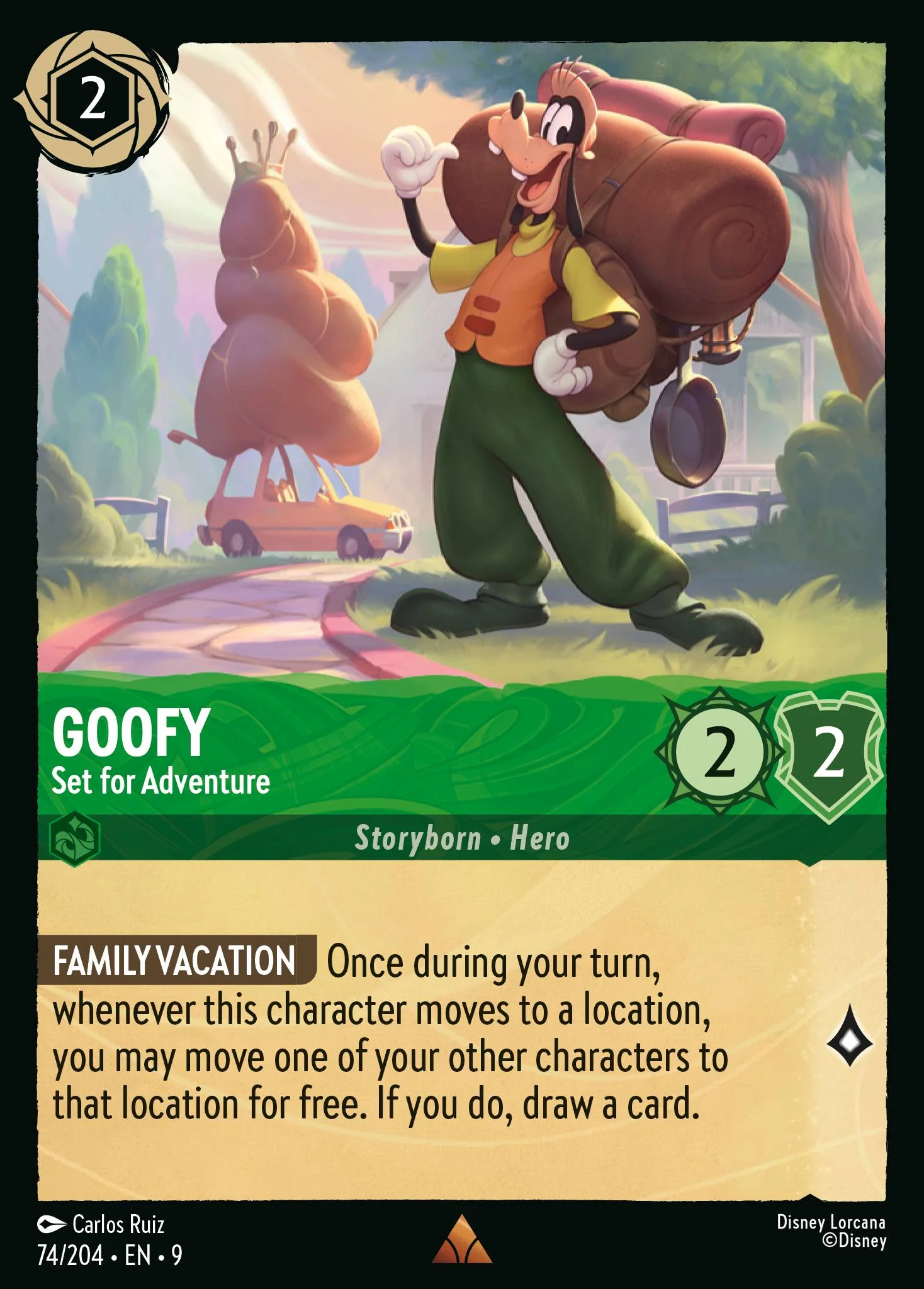Goofy - Set for Adventure 74/204 from Fabled