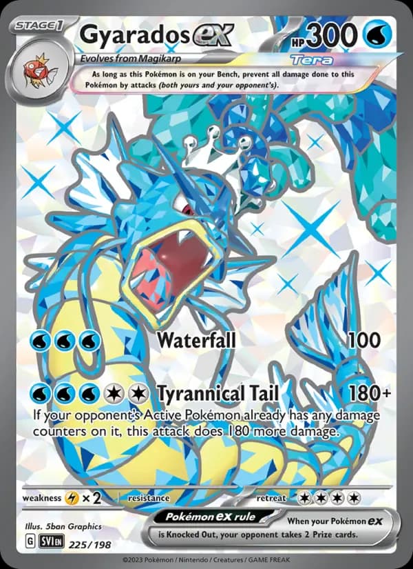 Gyarados ex 225/198 from Scarlet & Violet Base Set
