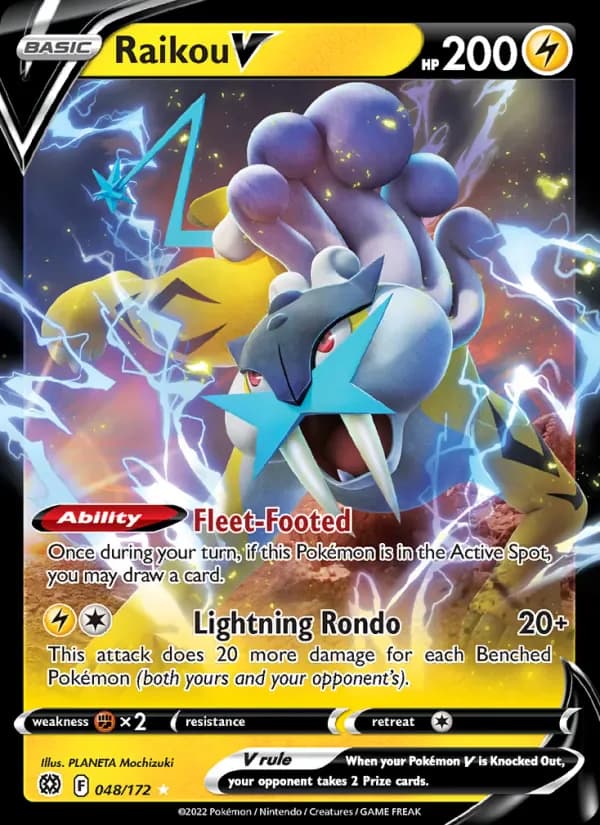 Raikou V 048/172 from Brilliant Stars