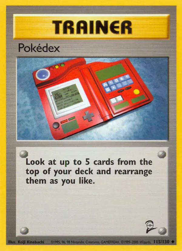 Pokédex 115/130 from Base Set 2