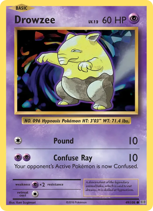 Drowzee 49/108 from Evolutions