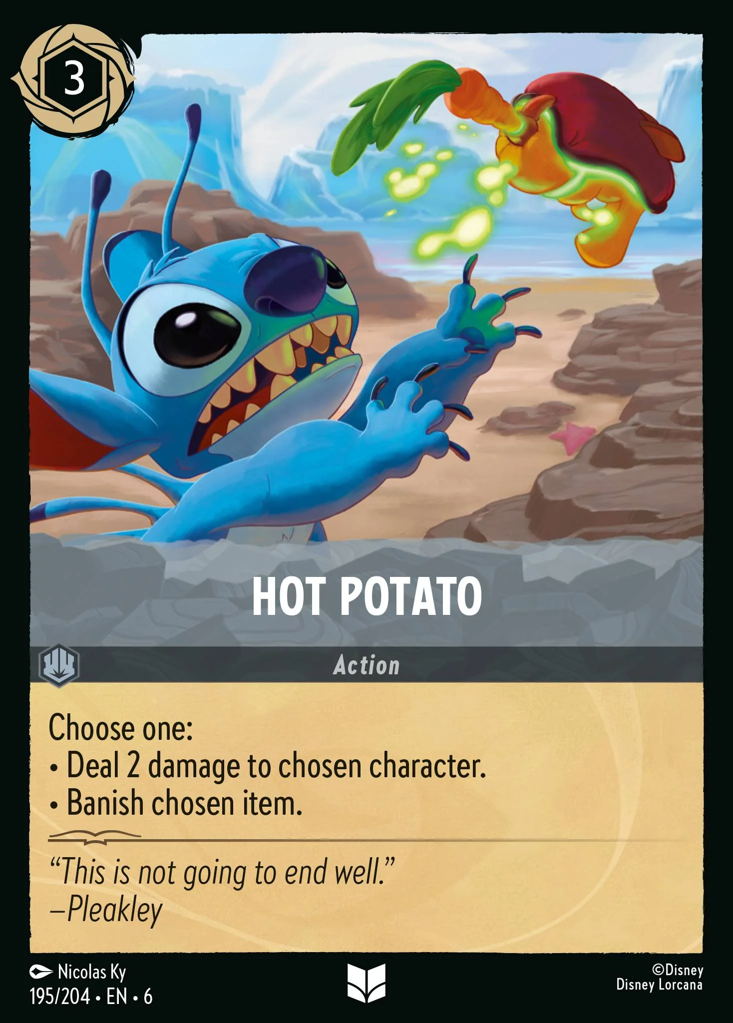 Hot Potato 195/204 from Azurite Sea