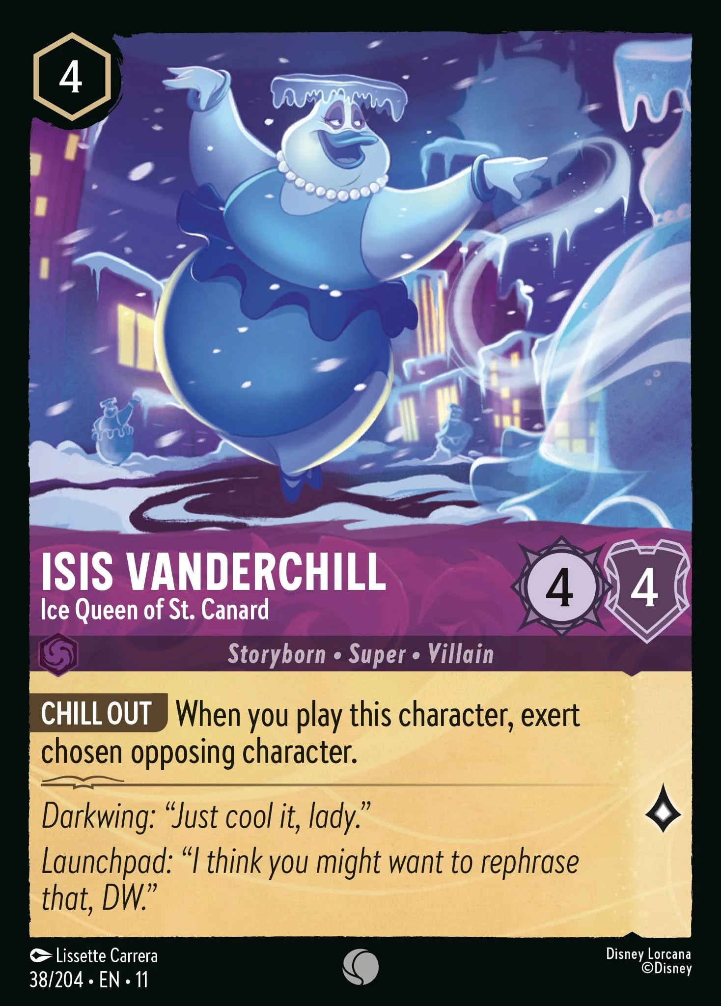 Isis Vanderchill - Ice Queen of St. Canard 38/204 from Winterspell