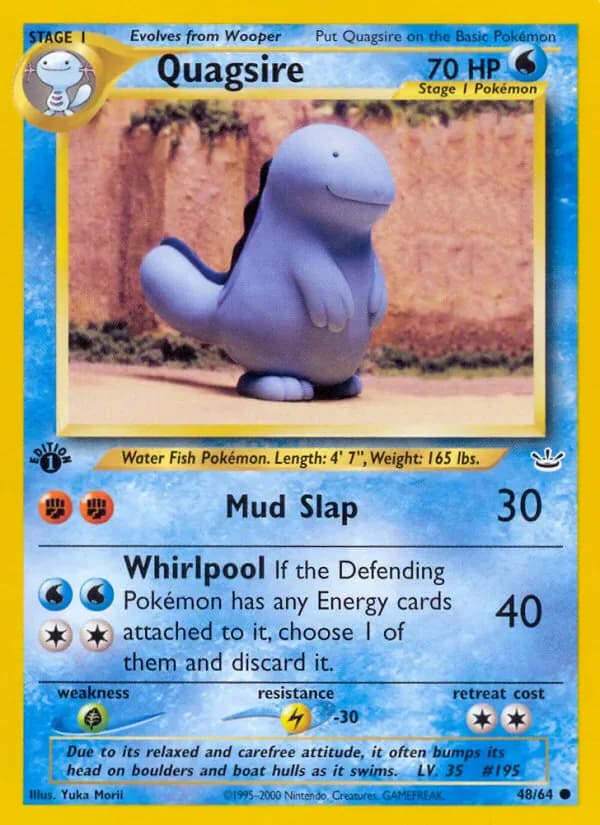 Quagsire 48/64 from Neo Revelation