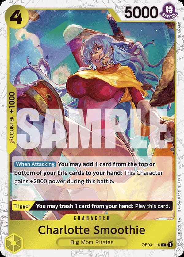 Charlotte Smoothie OP03-110 Official alternate printing 3