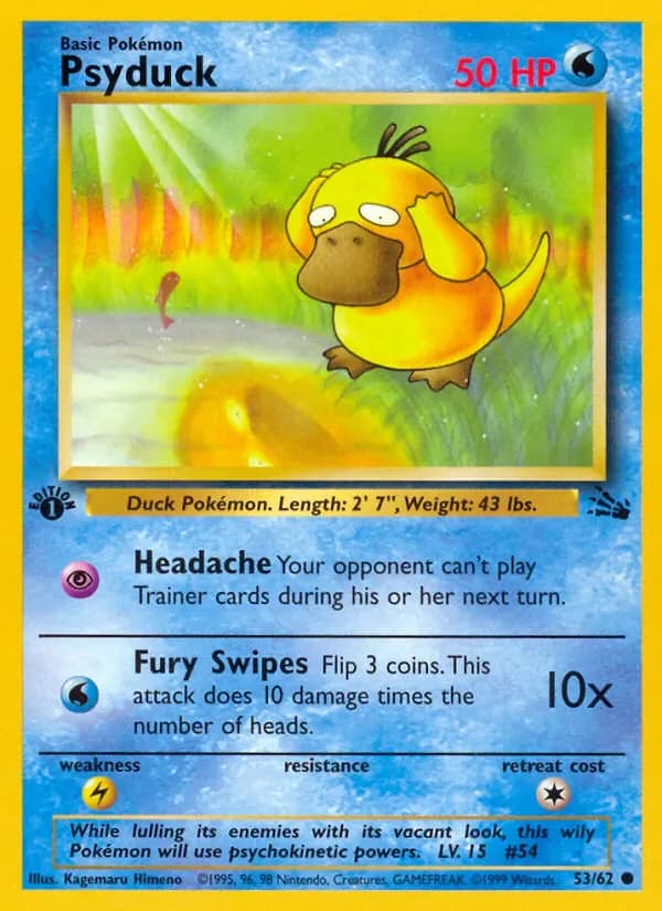 Psyduck 53/62 from Fossil