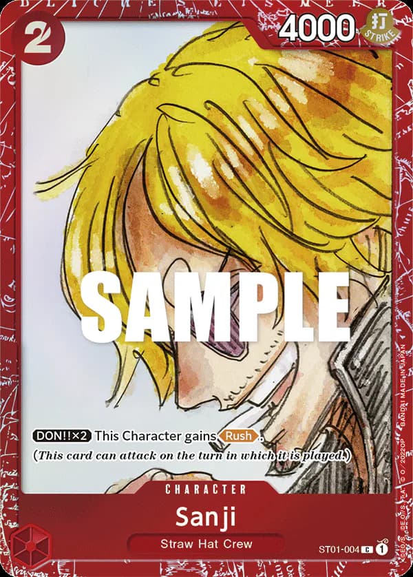 Sanji ST01-004 Official alternate printing 2