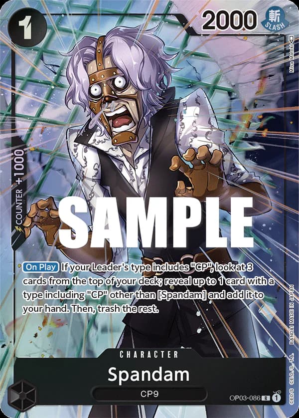 Spandam OP03-086 Official alternate printing 1