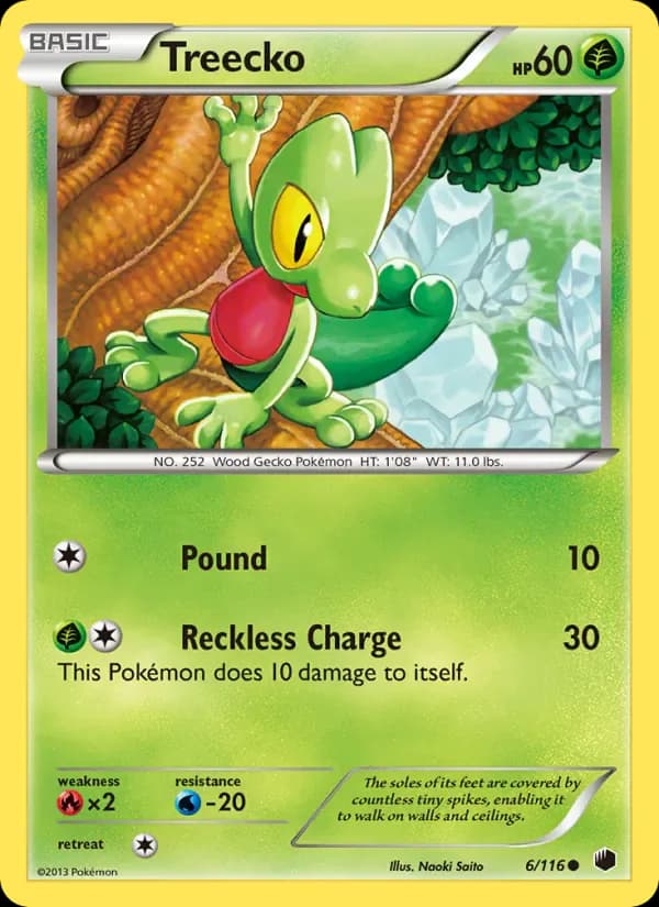 Treecko 6/116 from Plasma Freeze