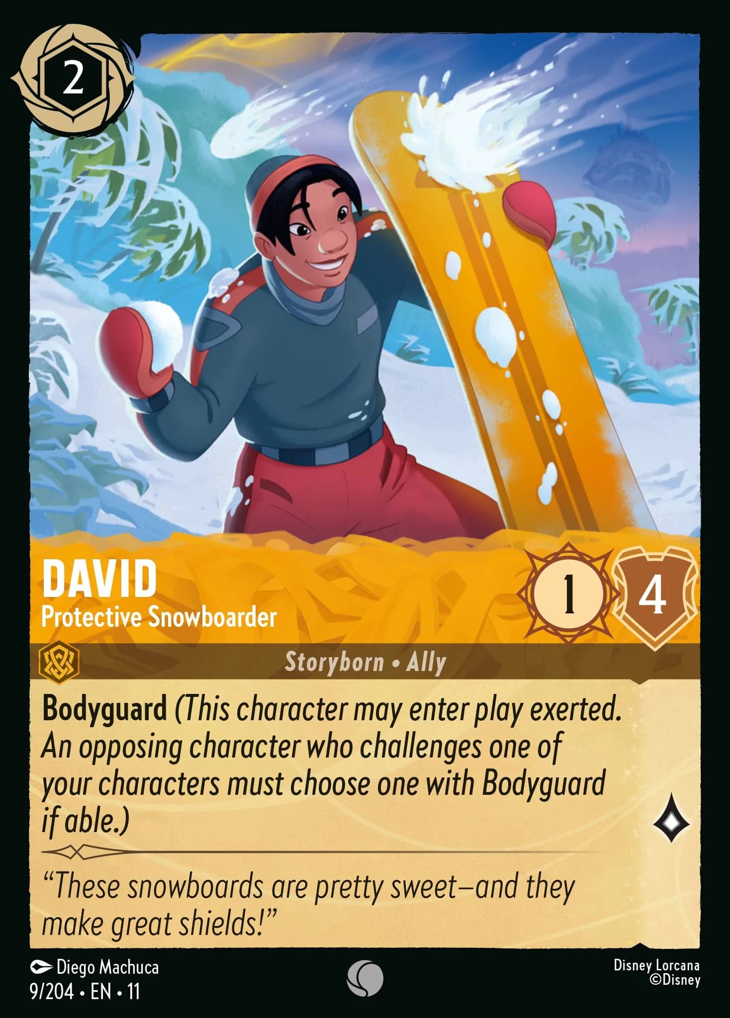David - Protective Snowboarder 9/204 from Winterspell
