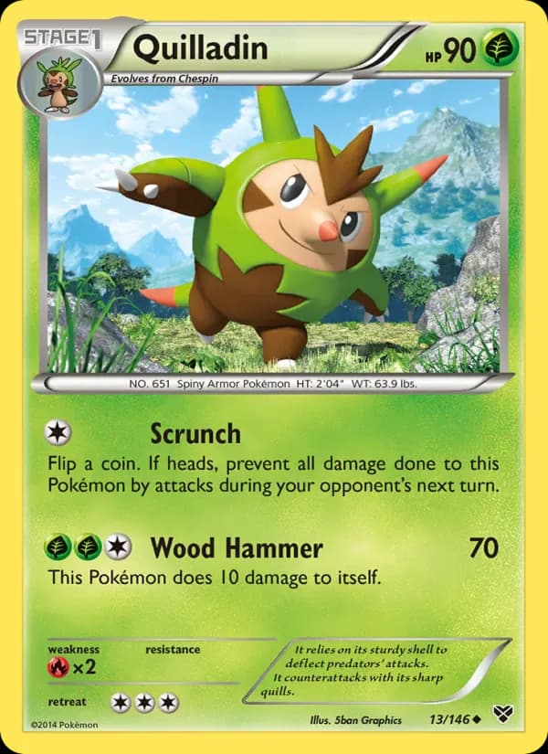 Quilladin 13/146 from XY Base Set