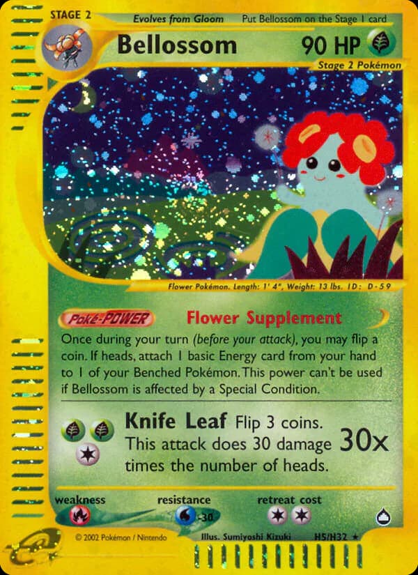 Bellossom H05/147 from Aquapolis