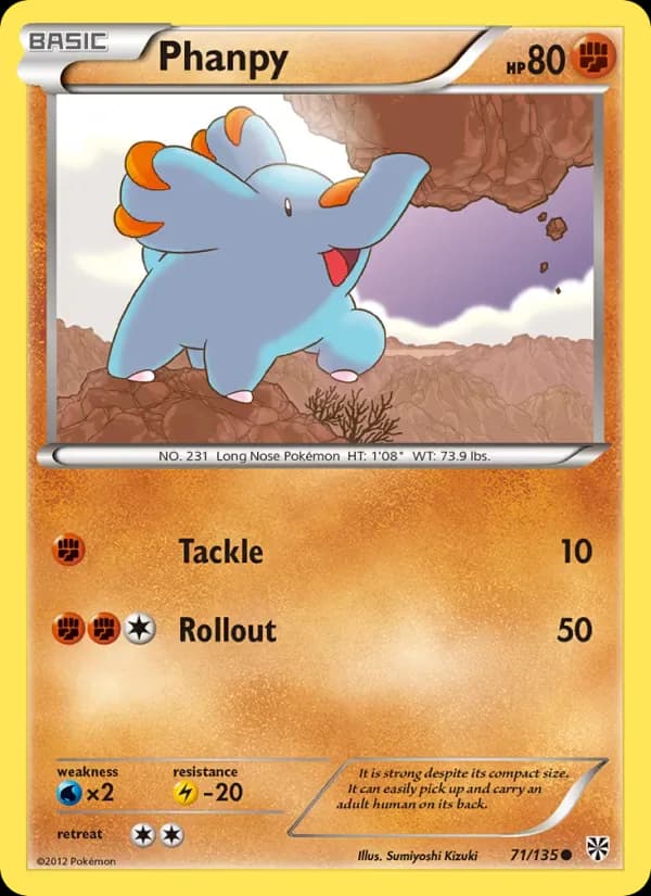 Phanpy 71/135 from Plasma Storm