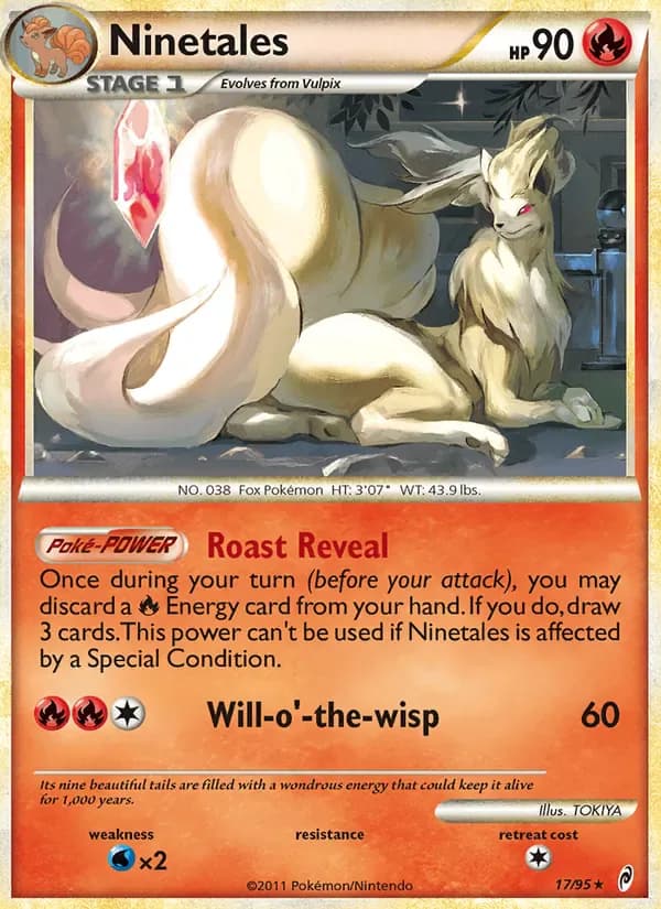 Ninetales 17/95 from Call of Legends