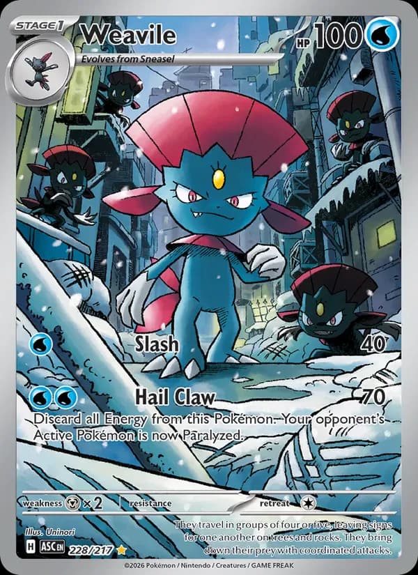 Weavile 228/217 from Ascended Heroes