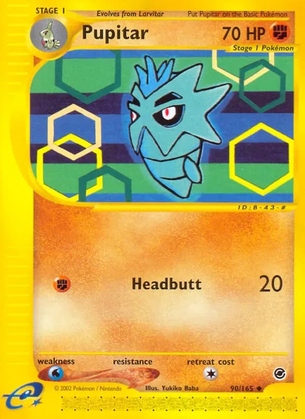 Pupitar 90/165 from Expedition Base Set
