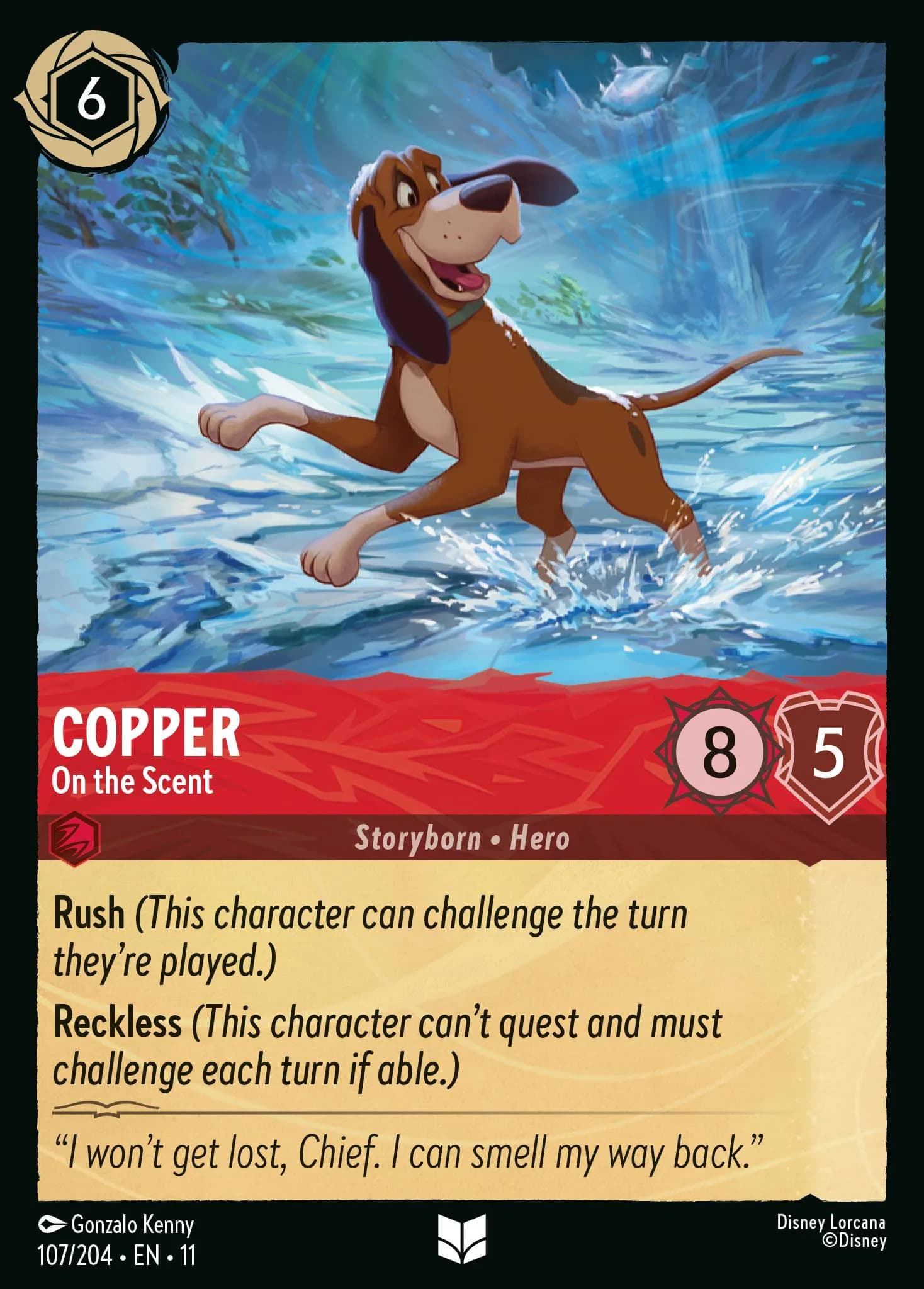 Copper - On the Scent 107/204 from Winterspell