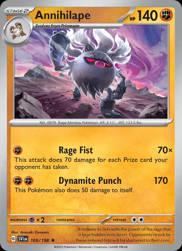 Annihilape 109/198 from Scarlet & Violet Base Set